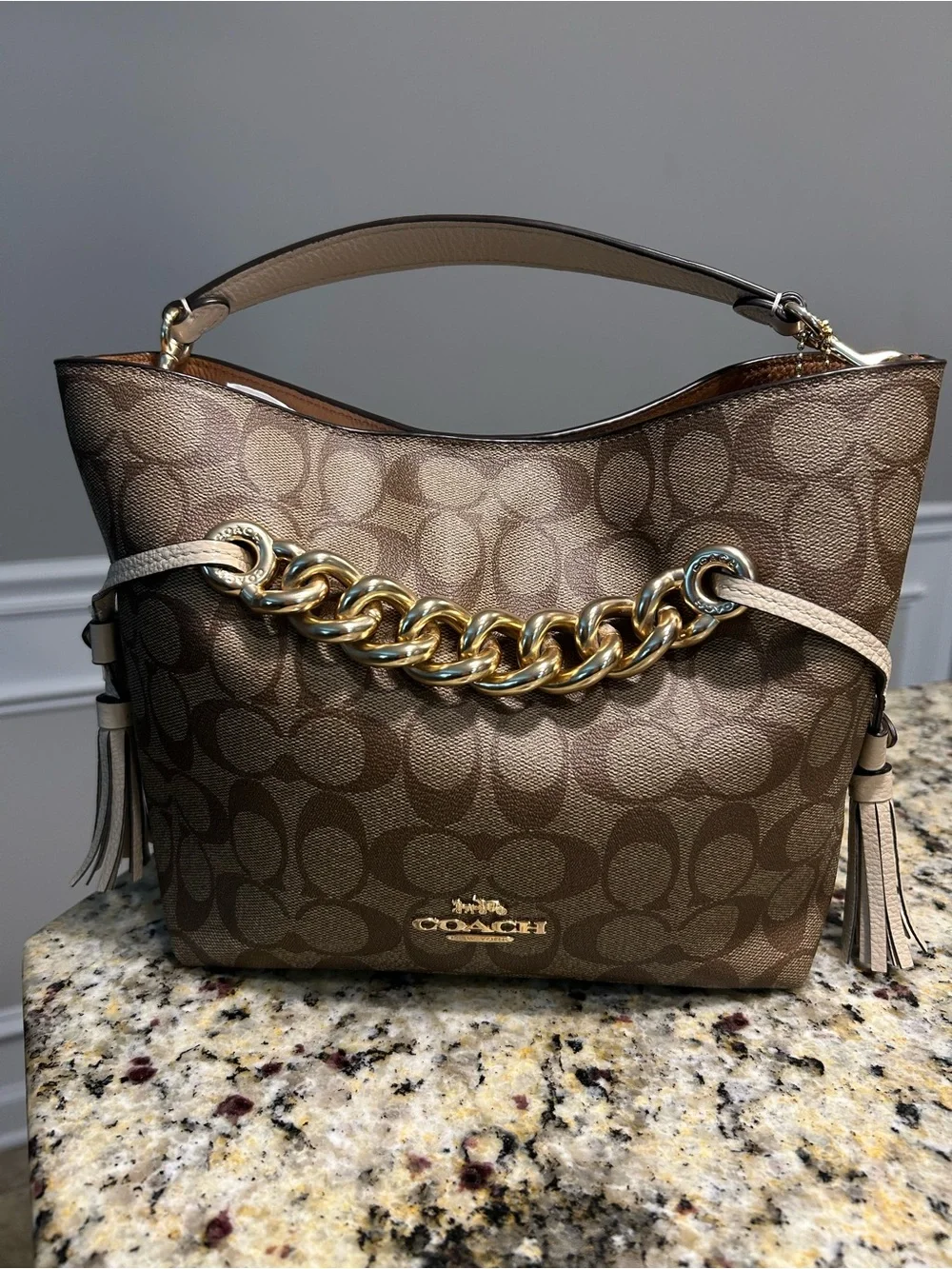 Coach Andy Crossbody in Signature Canvas